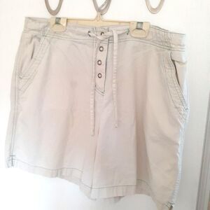 J. Jill shorts cotton summer shorts with drawstring waist 14 l xl